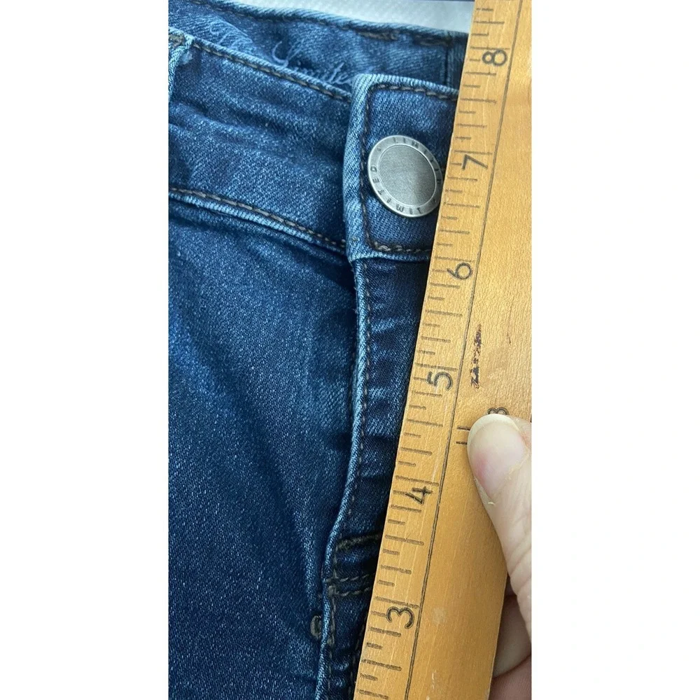 The Limited 678 Denim Jeans Dark Blue 5-Pocket Straight Low‎ Rise Women's Sz 4